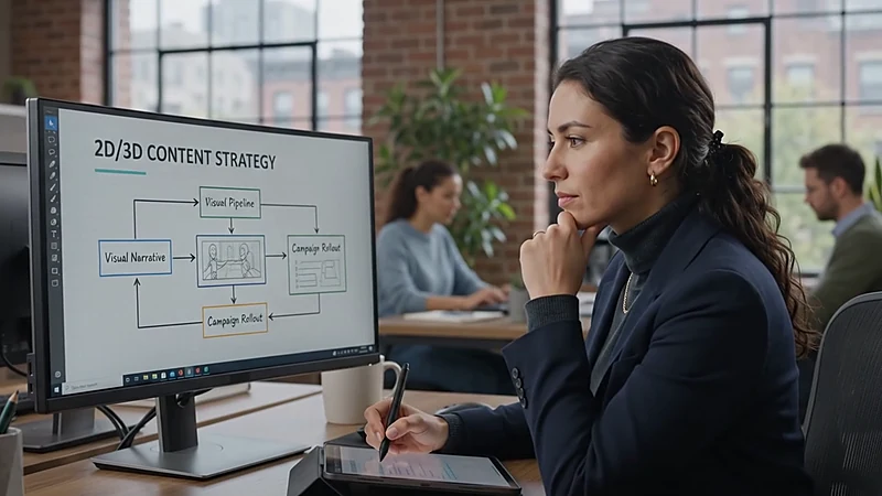 Content Strategy & Development — 2D/3D Development Flow